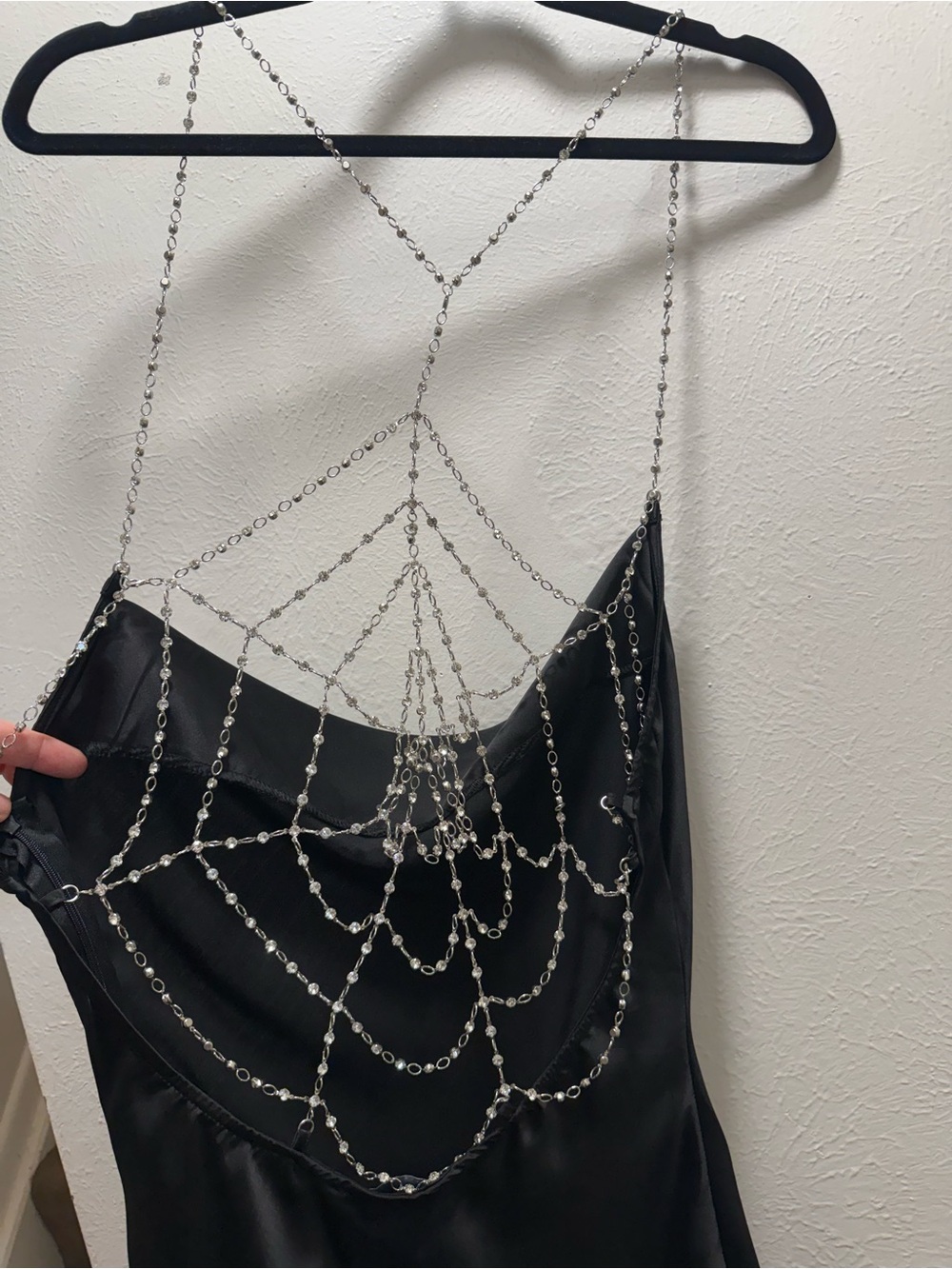 Dolls Kill Reel You In Satin Slip Dress - Picture 8 of 10